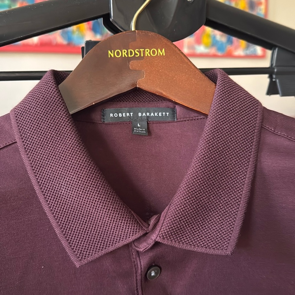 Robert Barakett short sleeve polo shirt